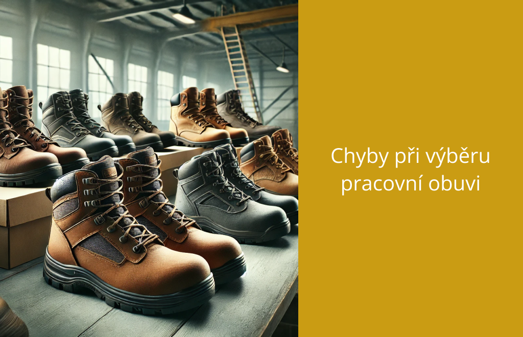 Nejčastější chyby při výběru pracovní obuvi a jak se jim vyhnout