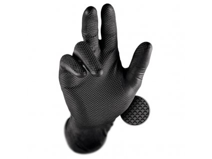 Grippaz Black Gloves 35 Grippaz SG 01